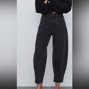 Zara women’s paper bag jeans